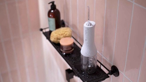 Philips Sonicare Water Flosser Cordless – Rechargeable Power Dental Waterflosser for Teeth, Portable Oral Irrigator with 3 Intensity Settings, 360° Rotating Nozzle – (White)