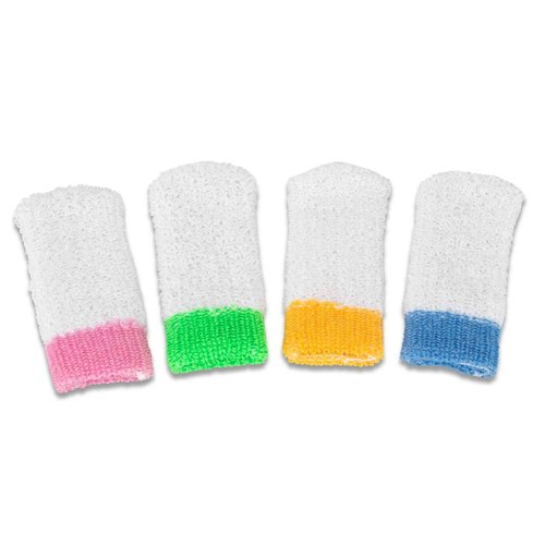 Practicon Tenders Pre-Toothbrush, 144 Individually Wrapped Pre-Toothbrushes, Assorted Colors Bulk Pack