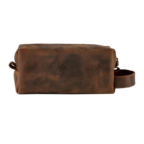 Londo Genuine Leather Travel Toiletry, Makeup, Shaving Organizer Bag - Dopp Kits - Unisex