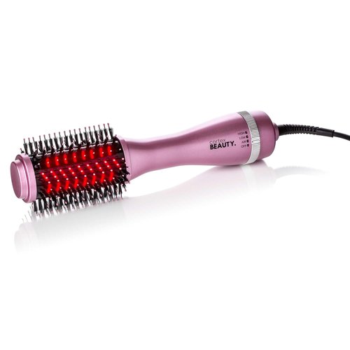 Cortex Beauty Infrared Infrared Volumizing Blowout Brush - blow dryer brush, round brush for blow drying, tools blow dryer brush, blow dryer with comb for black women, 2'' (Blush Pink)