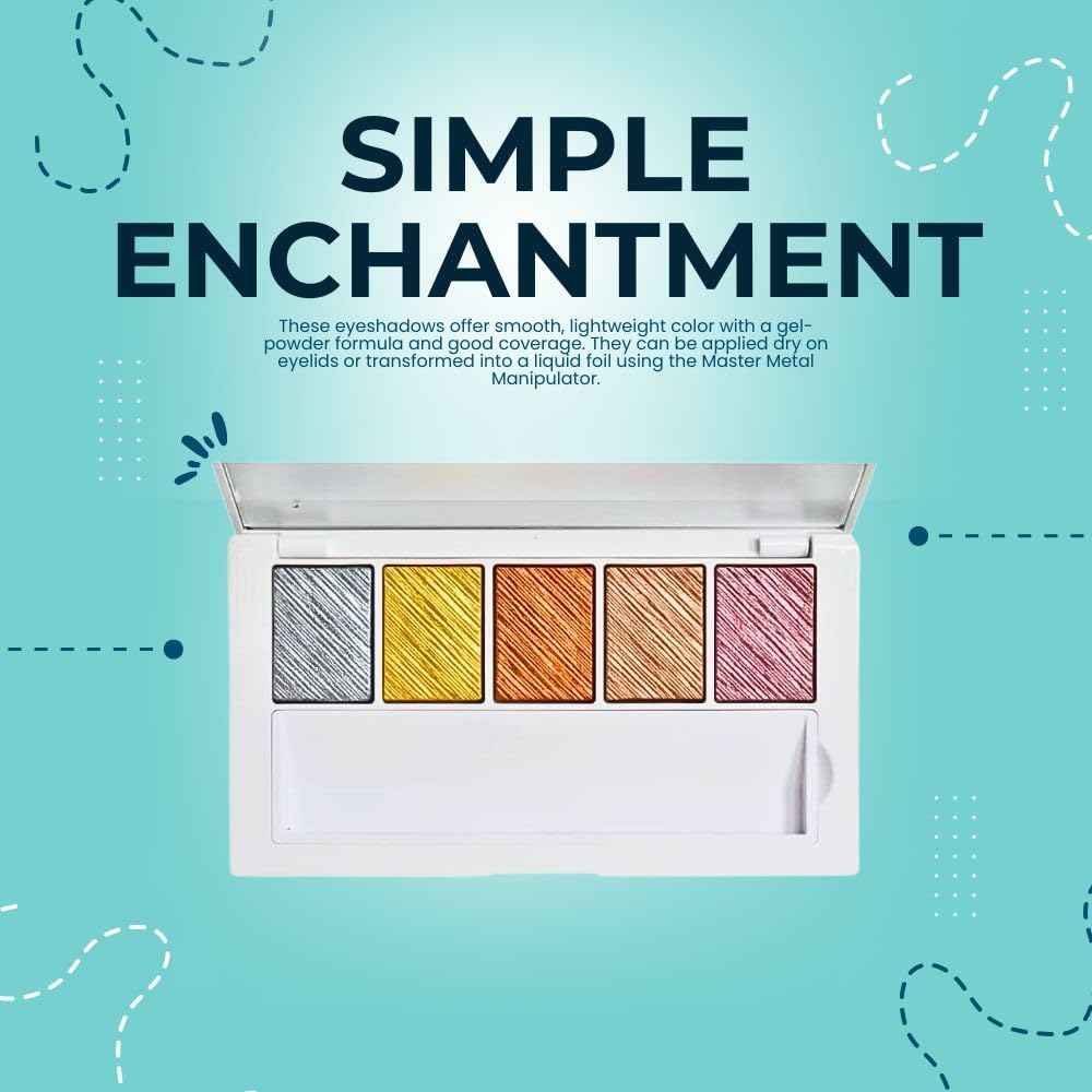 MAKEUP BY MARIO Master Metals® Eyeshadow Palette 5 x 0.05 oz/ 1.5 g