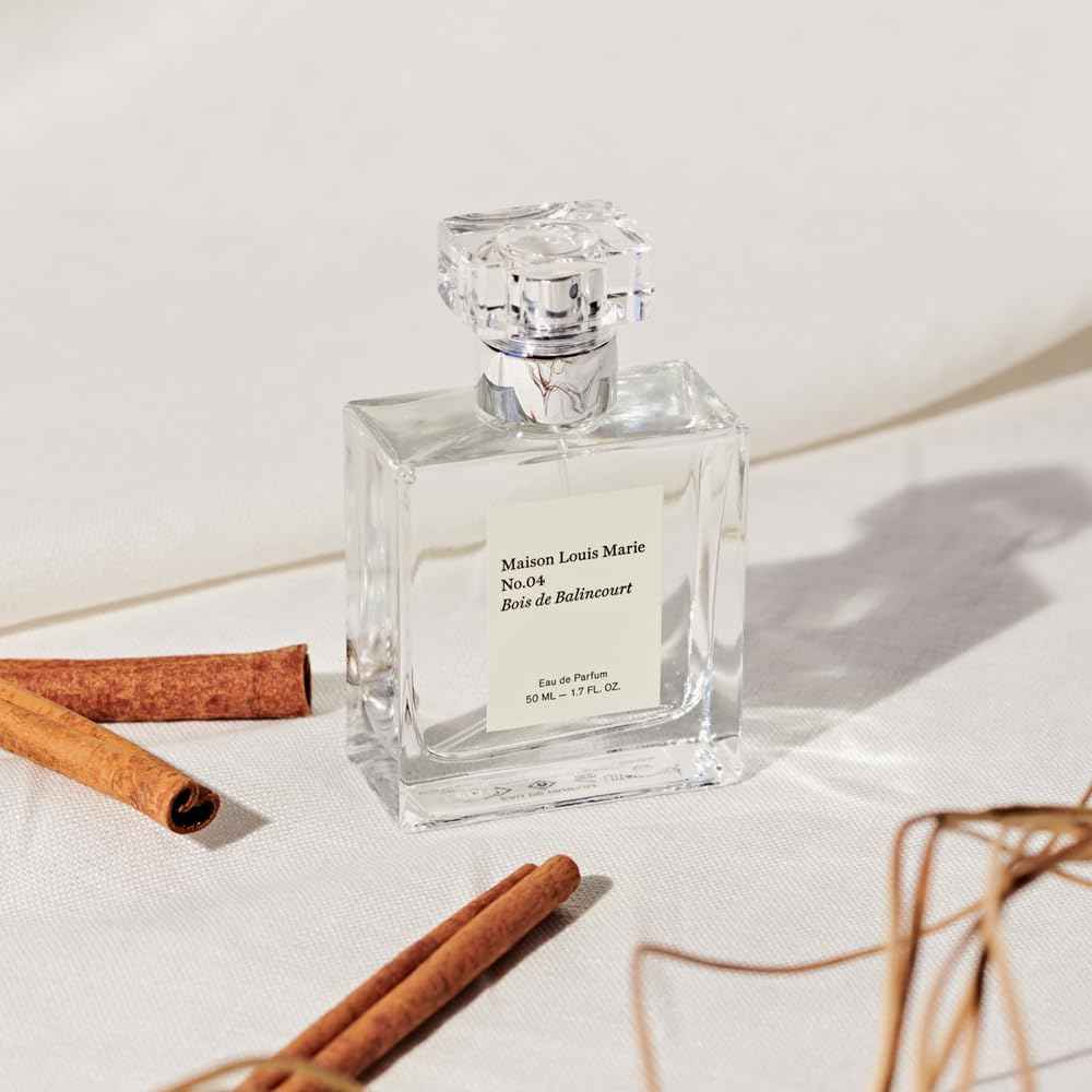 Maison Louis Marie - No.04 Bois de Balincourt Natural Eau de Parfum Spray | Luxury Clean Beauty + Non-Toxic Fragrance (1.7 fl oz | 50 ml)