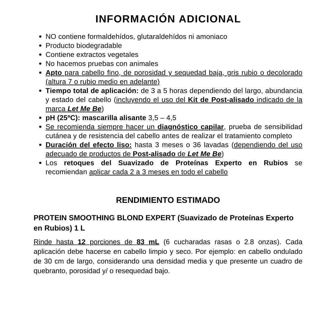 Let Me Be Blond Expert Purple Toning Mask 1000ml / 33.8 oz – Protein Smoothing Treatment for Blonde, Bleached, or Highlighted Hair – Anti-Frizz, Shine, Deep Hydration