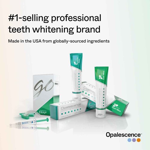 Opalescence Teeth Whitening Strips (24 Treatments) Hydrogen Peroxide Formula 10% – Enamel Safe – Comfortable Slip Free - Teeth Bleaching - Sensitivity Free - Plus Toothbrush- 6050-2T