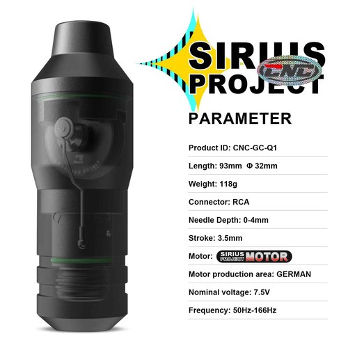 HAWINK Wireless Tattoo Kit Rotary Machine with Wireless 2 Battery Power 30 Mix Needles for Artists and Beginners CNCQ1P155-1