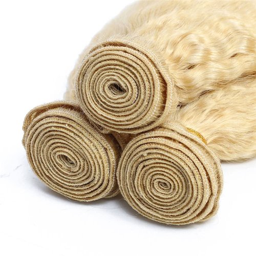 Freiuoke 613 Bundles Human Hair Blonde Water Wave Bundle Brazilian Virgin Hair 3 Bundles 20 22 24 Inch 613 Water Wave Hair Extensions