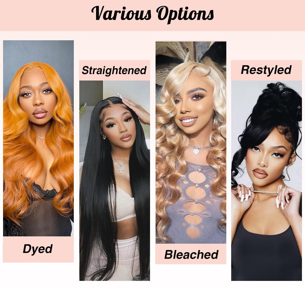 PRUWIGS 360 Lace Front Wigs Human Hair Body Wave 200% Density 20 Inch Upgraded Hidden Straps 360 HD Full Lace Wigs Human Hair With Drawstring Pre Plucked With Baby Hair for Women Natural Black