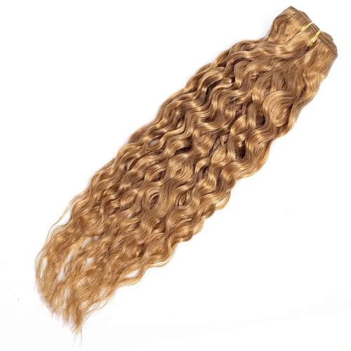 FEEL ME Color 27 Brazilian Water Wave Human Hair Bundles Honey Blonde Brazilian Hair Bundles 3 Pieces 12 14 16 Water Wave Human Hair Bundles Unprocessed Virgin Wet and Wavy Human Hair Extensions