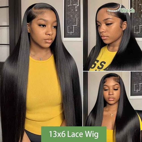 Knosps 30 Inch 13x6 Lace Front Wigs Human Hair Pre Plucked Straight HD Lace Front Wigs Human Hair 180 Density 13x6 Frontal Wigs with Baby Hair Straight Glueless Wigs Human Hair for Women