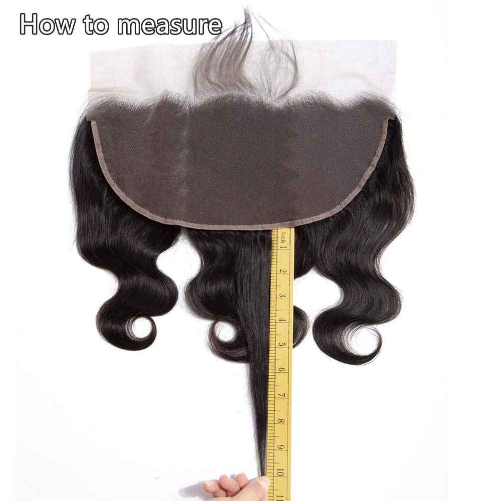 Grand Nature Frontal HD Lace Closure Only, 13x6 Frontal HD Lace, 5x5 HD Lace Closure Body Wave, Straight 4x4 Closure, 13x4 Lace Frontal HD Lace (Straight, 18"-13x6 Frontal)