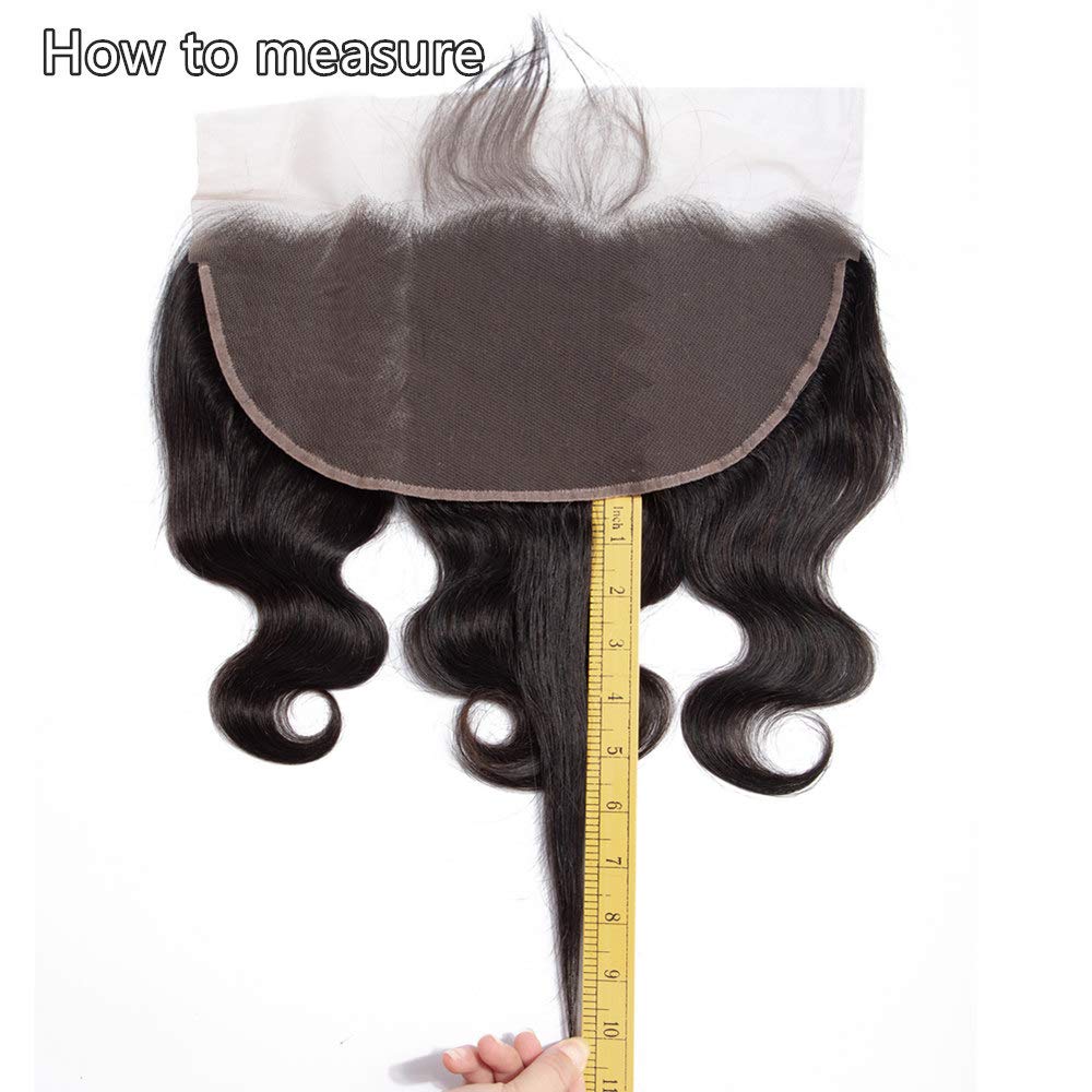 Grand Nature Frontal HD Lace Closure Only, 13x6 Frontal HD Lace, 5x5 HD Lace Closure Body Wave, Straight 4x4 Closure, 13x4 Lace Frontal HD Lace (Straight, 16"-13x6 Frontal)