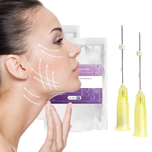 elves pdo threads eye mono - pdo thread lift eyes bullet blunt type, 30G25mm, 40 pieces