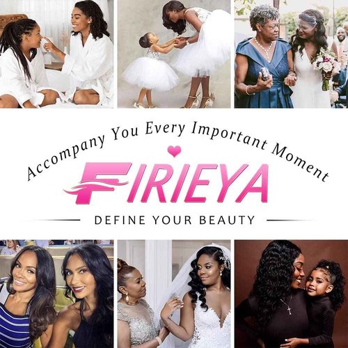 FIRIEYA Deep Wave Lace Front Wigs Human Hair Wigs for Black Women 180% Density 4X4 HD Transparent Lace Closure Human Hair Wigs for Black Women Glueless with Baby Hair Natural Color(22 Inch)