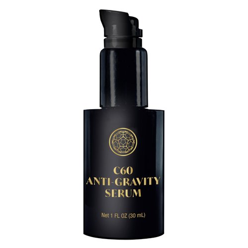 C60 Power Anti-Gravity Serum for Face & Neck - Combat Wrinkles, Anti Aging Skin Care for Men & Women, Antioxidant Rich, Made with 99.99% Pure Sublimated C60 & Other High-Quality Ingredients - 1 fl oz