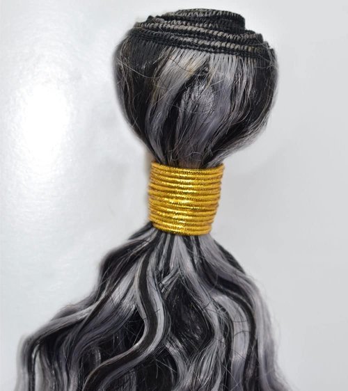 Condescension Human Hair Bundles P4/GREY 20 22 24 inch Deep Wave Human Hair Bundles Highlight Chocolate Grey Unprocessed Brazilian Virgin Quick Weave Hair for Black Women