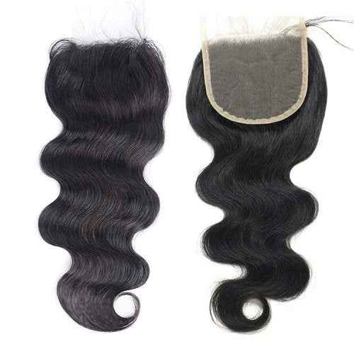 Beata Hair 5x5 Closure HD Lace Body Wave Human Hair, Invisible Transparent Lace Closure Pre Plucked with Baby Hair 22 Inch