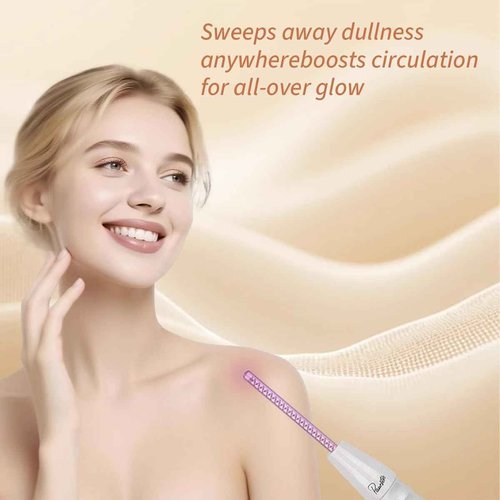 Skin Therapy Wand - Portable Skin Therapy Machine with 6 Glass Tubes - Clarifying - Skin Tightening & Radiance - Wrinkle Reducing