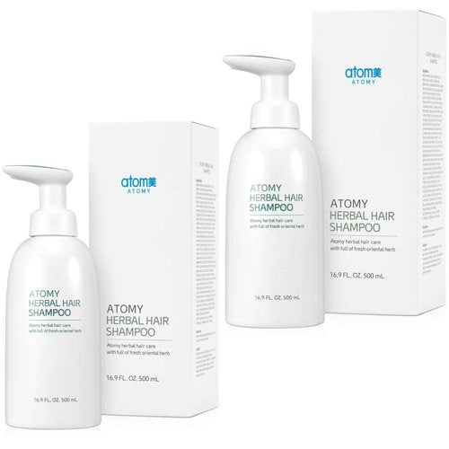 GASHINA STORY Atomy Shampoo 500ml (16.9 FL.OZ.) 2 Pack Set - Outstanding Cleansing and Rich Nourishment