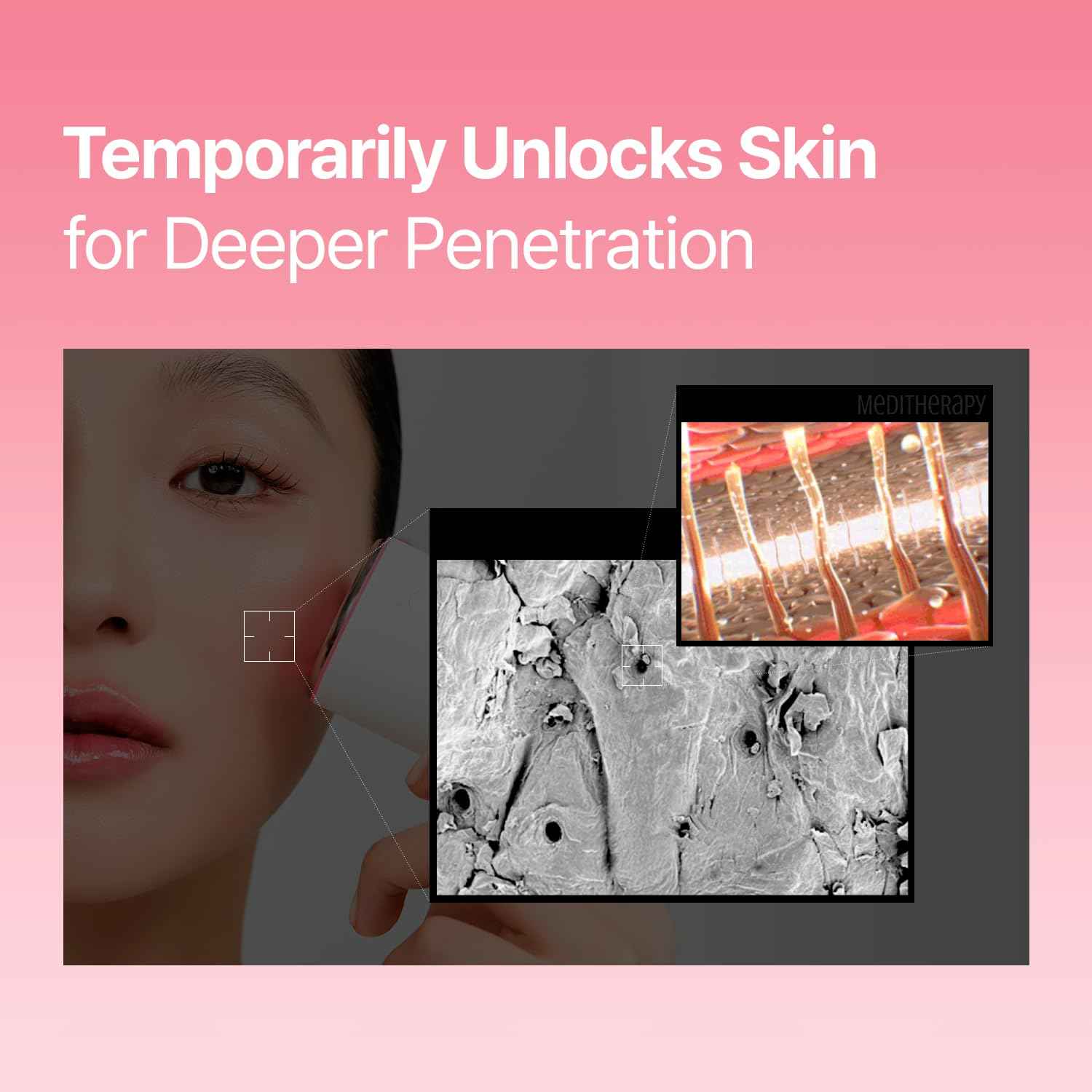 MEDITHERAPY Tranexamic Acid Skin Booster Cream 3.4 Fl Oz - 5% Niacinamide & 3% TXA Korean Face Moisturizer - Gentle Facial Serum Cream with Facial Device for Glass Skin - Radiant Complexion