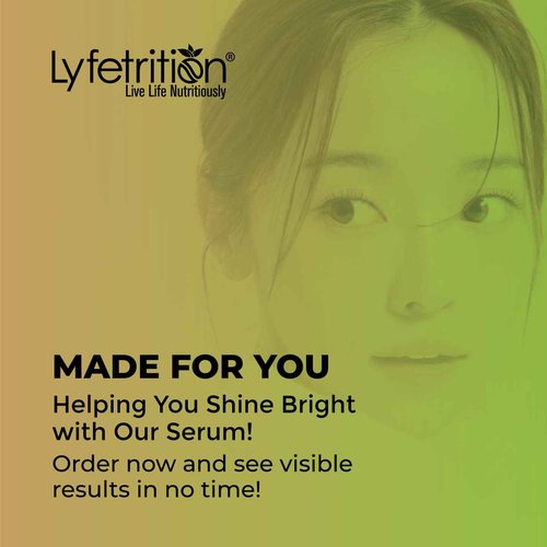 Lyfetrition Azelaic Acid Serum with Hyaluronic Acid | Natural Face Serum with Vitamin C & Aloe Vera (12 Fl Oz), Clear, (Lyfe9080)