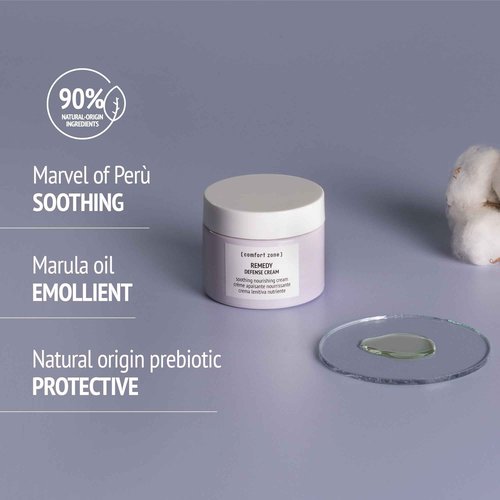 [ comfort zone ] Remedy Defense Cream | Soothing Nourishing Cream To Protect The Skin Barrier, Great For Sensitive Skin, 2.11 oz | 1 Piece