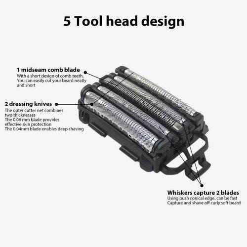 Electric Shaver Replacement Blades and Foils Set for P-anasonic ES-LV95-S ES-LV65-S WES9032P Men