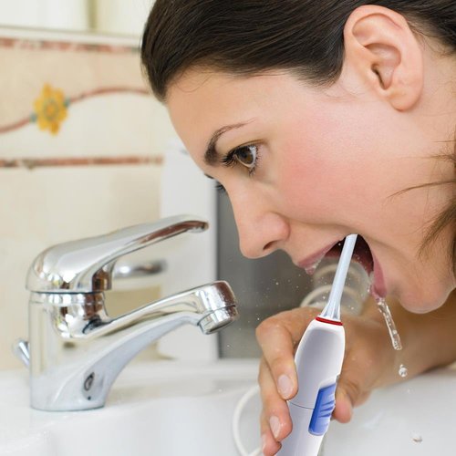 PyleHealth Dental Floss Water Flosser,UltraClean Floss Irrigation System,Waterpik,Bathroom Accessories,Adjustable Water Pressure,Lab Tested,Handheld Mouth Wash Irrigation System,Nozzle Attachme