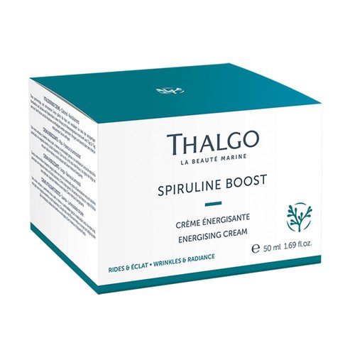 THALGO Spirulina Boost 2.0 Revitalising Cream 50ml Smooths Skin and Reduces Signs of Fatigue