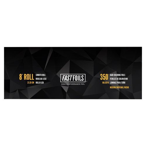 FASTFOILS 8" Hair Foil Roll - Designed for Salon Quality Hair Coloring with Ease - 350 ft