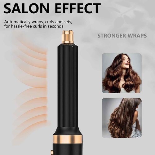 TAHSHINE Blow Dryer Brush Set,5 in 1 Hair Styler,Hair Dryer Brush Electric,Auto Wrap Curler Hair Styler,Detachable Brush Heads Comb for Straightening Automatic Curling Styling,Foldable Hair Dryer