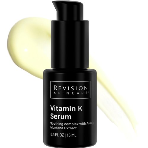 Revision Skincare Vitamin K Serum, Soothing Serum with Arnica Montana Extract and Antioxidants, Reduces Redness, Oil Free, 0.5 fl oz