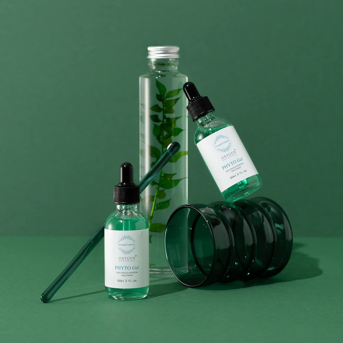 OxygenCeuticals Phyto Gel – Brightening & Soothing Korean Gel Serum with Niacinamide, Sodium Hyaluronate, Centella Root Extracts, Functional Radiance Formula for Sensitive Skin. 2 fl.oz (60ml)