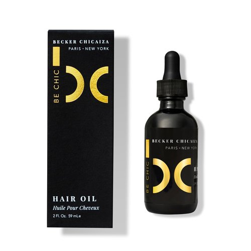 BE CHIC Hair Oil by Becker Chicaiza – Certified Vegan, Lightweight, Frizz Control, Shine Enhancing Hair Oil for All Hair Types, Leaves Hair Feeling Nourished and Soft 2 fl oz