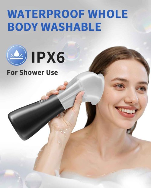 Electric Ear Wax Removal Kit with Integrated Waste Tank, Safe Water Ear Cleaner with Temperature Sensor, 4 Pressure Modes for Varying Earwax Levels – Effective Smart Ear Cleaning for Family Use