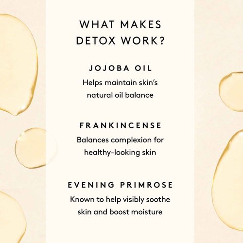 Naked & Thriving Detox Balancing Face Oil | Organic, Vegan, & Natural-Derived Skin Care | For Oily and Blemish-Prone Skin | with Jojoba, Primrose and Almond Oils f(1.18 oz/35 mL)