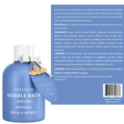 Luxury Moisturizing Collagen Bath Gifts for Women and Men - Pack of 3