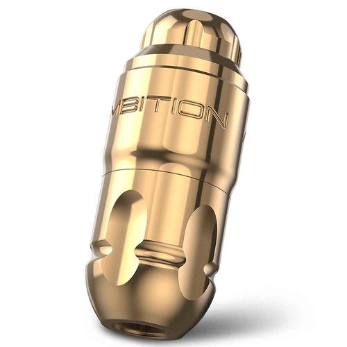 Ambition Lutin Rotary Tattoo Gun with Straight Drive Bar - Short Tattoo MachinePen with Brushless Motor Strong Power Low Vibration with RCA Cord for Professional Tattoo Artist