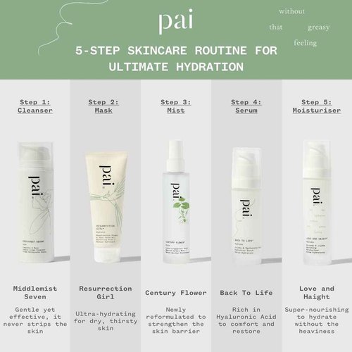 PAI SKINCARE - Love + Haight: Organic Avocado + Jojoba Hydrating Facial Moisturizer | Natural, Vegan, Sensitive Skincare (1.7 Fl Oz | 50 mL)