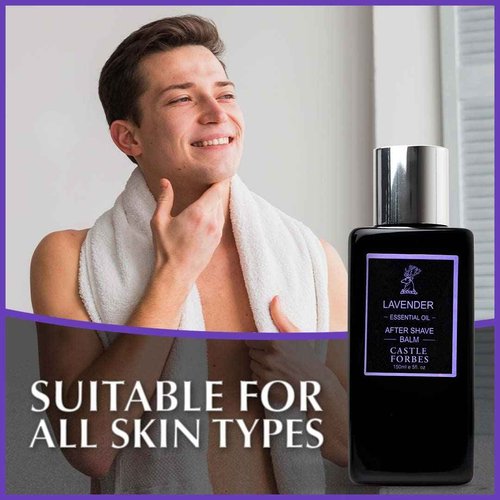 Castle Forbes Oil Aftershave Balm, Lavender, 5 oz.