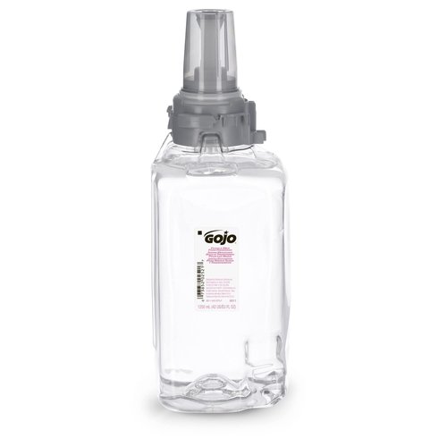 GOJO Clear & Mild Foam Handwash, Fragrance Free, EcoLogo Certified, 1250 mL Foam Soap Refill ADX-12 Push-Style Dispenser (Pack of 3) - 8811-03