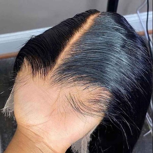 SKINLIKE Real HD Lace Frontal Human Hair Pre Plucked Natural Hairline Invisible Closure Ultra Thin Swiss HD Lace Bleach Knots Closure Human Hair with Baby Hair (13x4 Hd Body Wave, 20 inch)