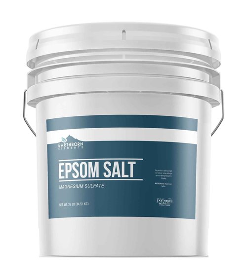 Earthborn Elements Epsom Salt (3.5 Gallon), Magnesium Sulfate Soaking Solution