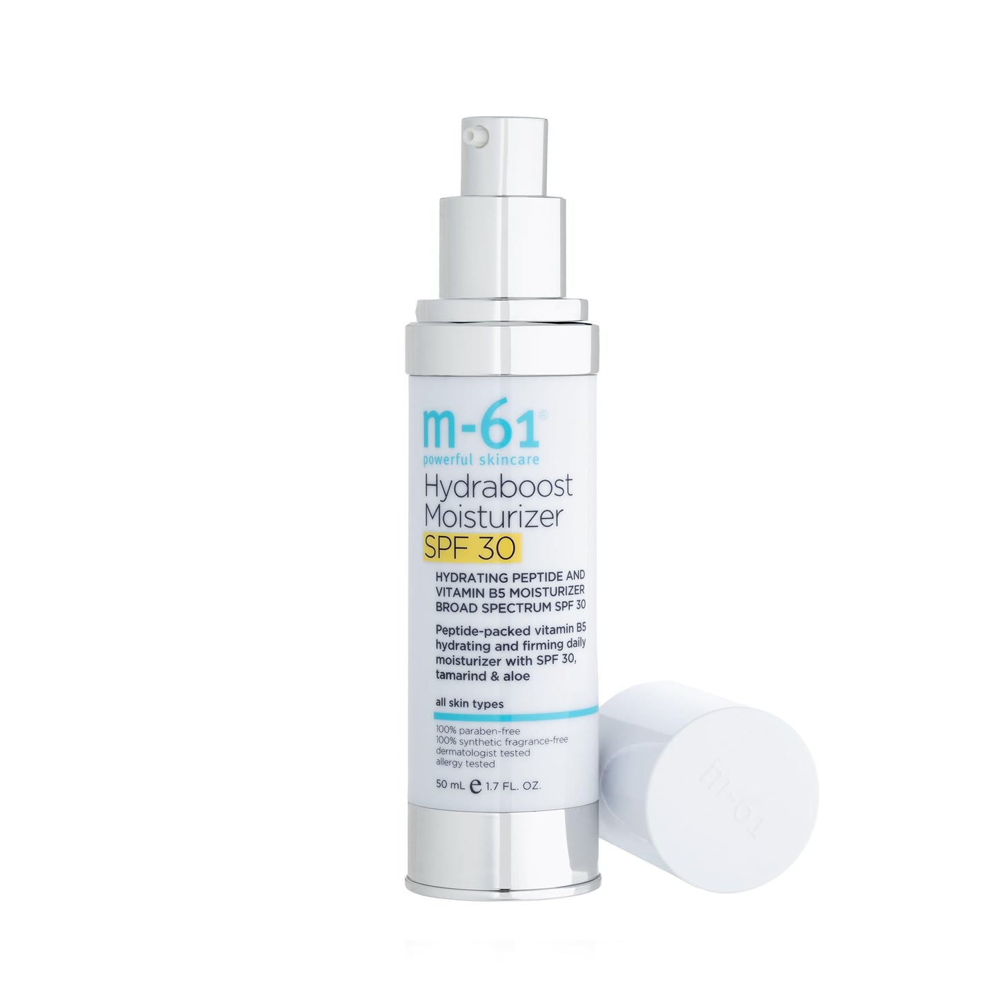 m-61 Hydraboost Moisturizer SPF 30 | Unscented, Lightweight Daily Moisturizer With SPF 30 and Hyaluronic Acid, Vitamin B5, Vitamin E, 1.7 Fl Oz