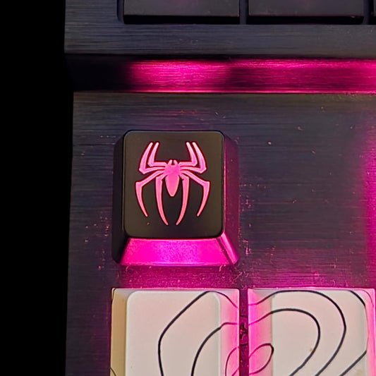 Alien Backlit Keycap Set - Custom kecaps for Cherry MX Mechanical Keyboard, SA Profile, R4 Keycaps, Translucent Backlight, PC Gaming Gifts, Personalized Keycap (Alien/Escape Key)