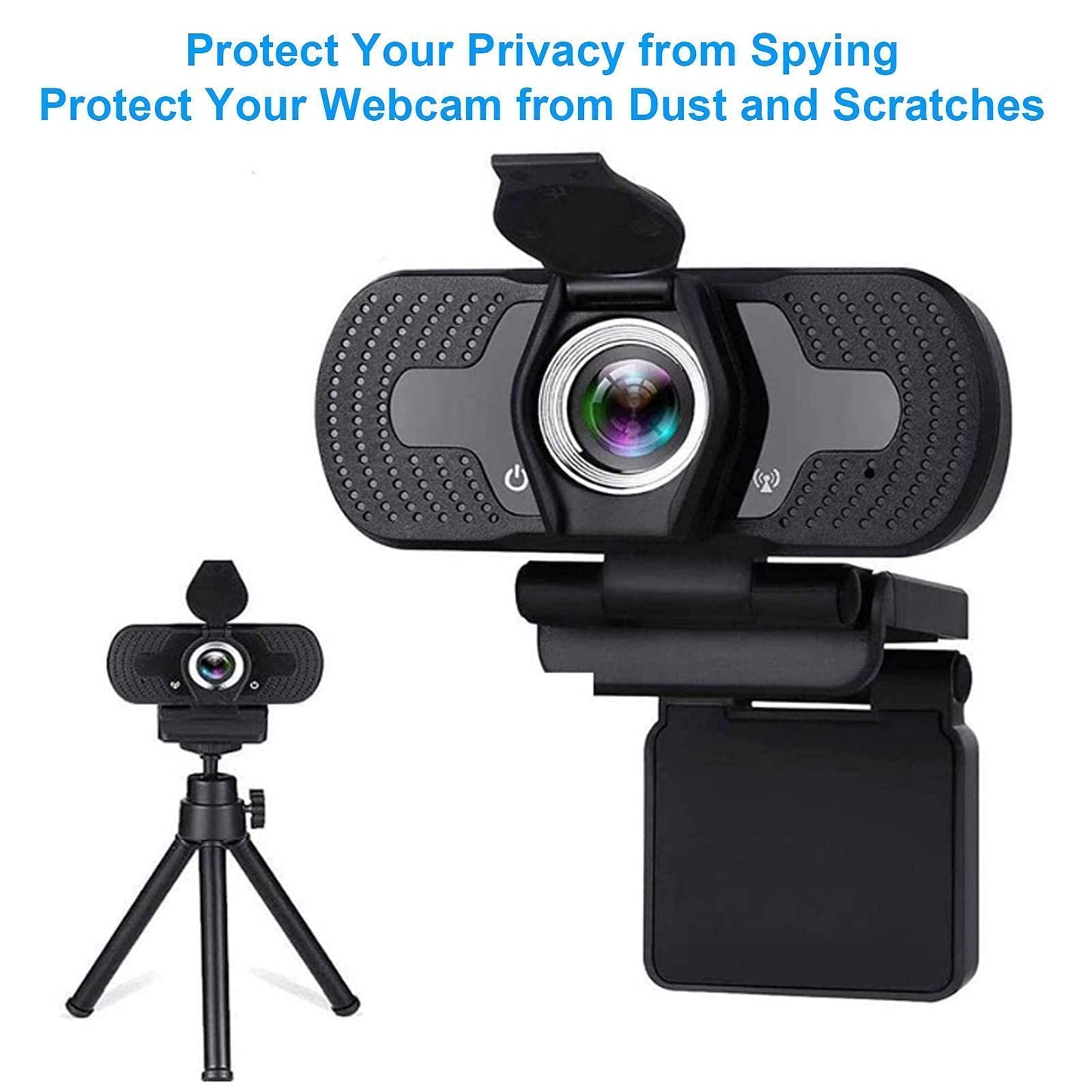 2 Pack Webcam Cover, 32 Inch Webcam Stand Mount for Logitech HD Pro Webcam C930e C930 C920 C922x C922 Brio 4K C925e C615 and Others