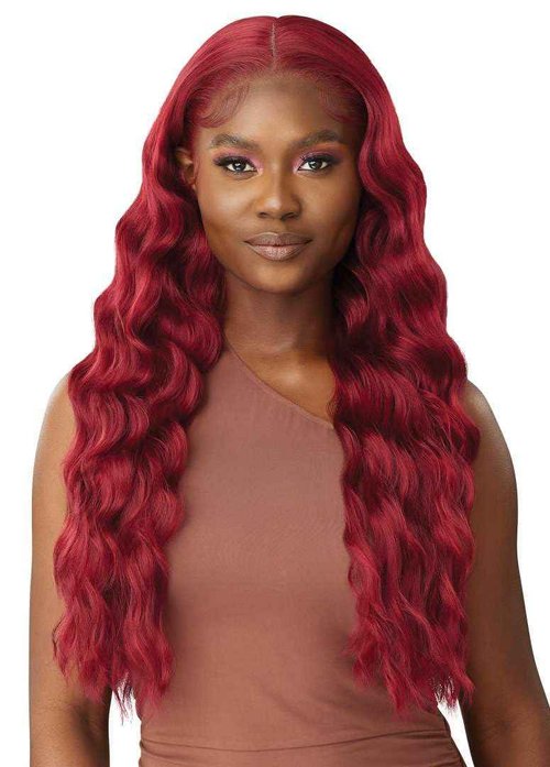 Outre Lace Front Wig - Melted Hairline - Joss (DRST HONEY BROWN)