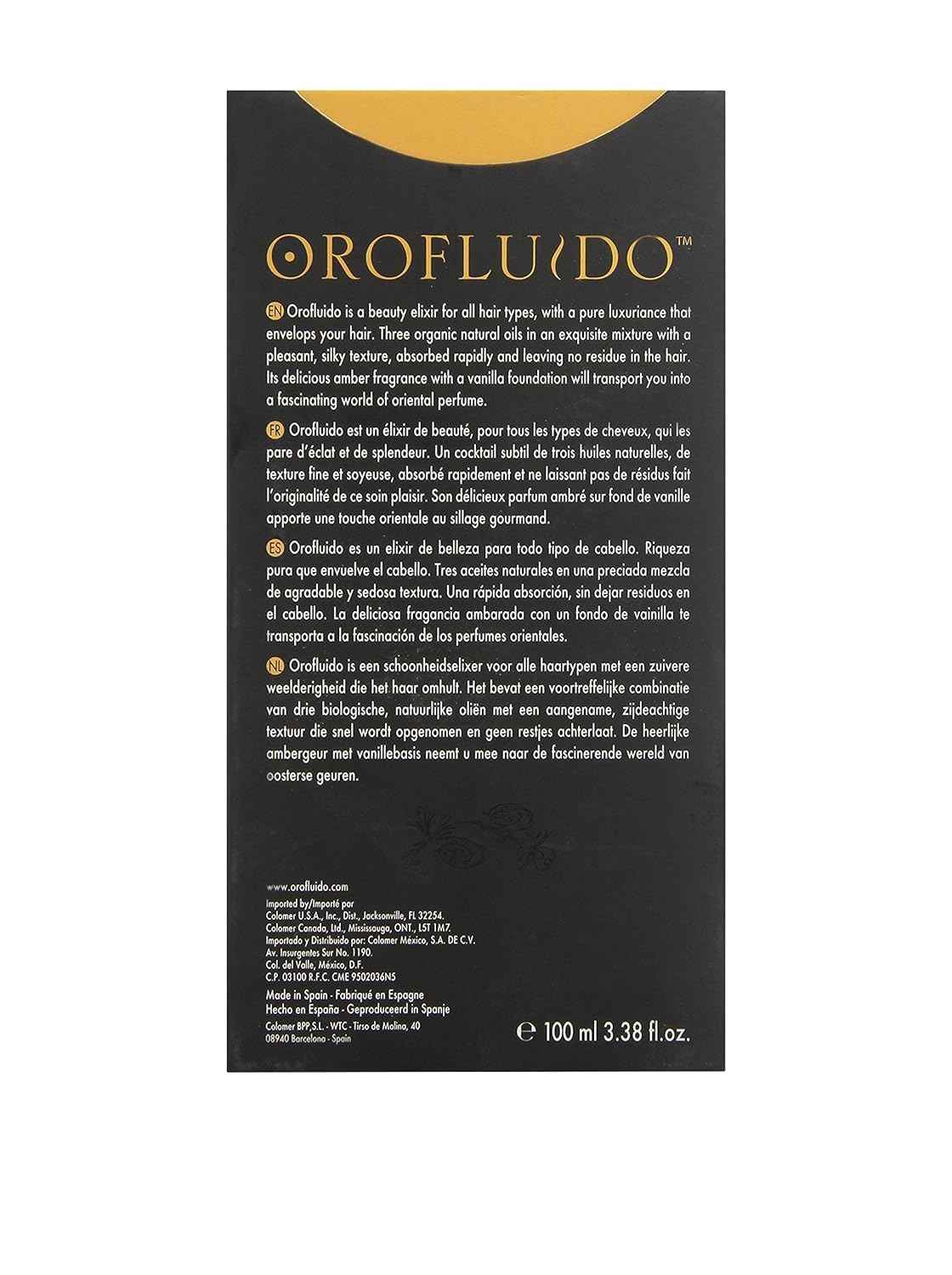 Orofluido Hair Elixer 3.4oz