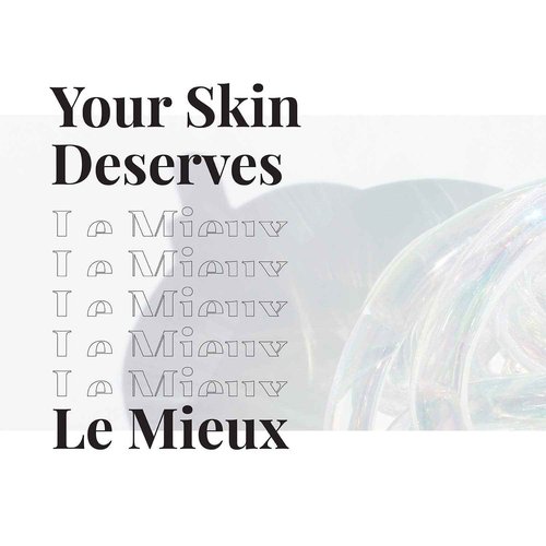 Le Mieux Collagen Peptide Serum - Concentrated, Creamy Anti Aging Face Serum with Skin Contouring Peptides & Moisturizing Hyaluronic Acid, No Parabens or Sulfates (1 oz / 30 ml)