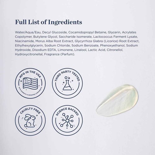 Beverly Hills MD Refresh + Renew Cleansing Gel - Facial Cleanser for Hydrating and Brightening Appearance of Aging Skin - Exfoliation Formula for Skin Complex Rejuvination - For a Youthful Glow