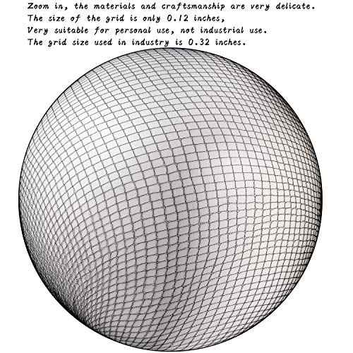 Smilco Hair Net 100 Pcs, 22 Inches Hair Nets Elasticity Invisible Elastic Mesh for Food Service, Ballet Bun, Sleeping, Women and Wig (100, Black)